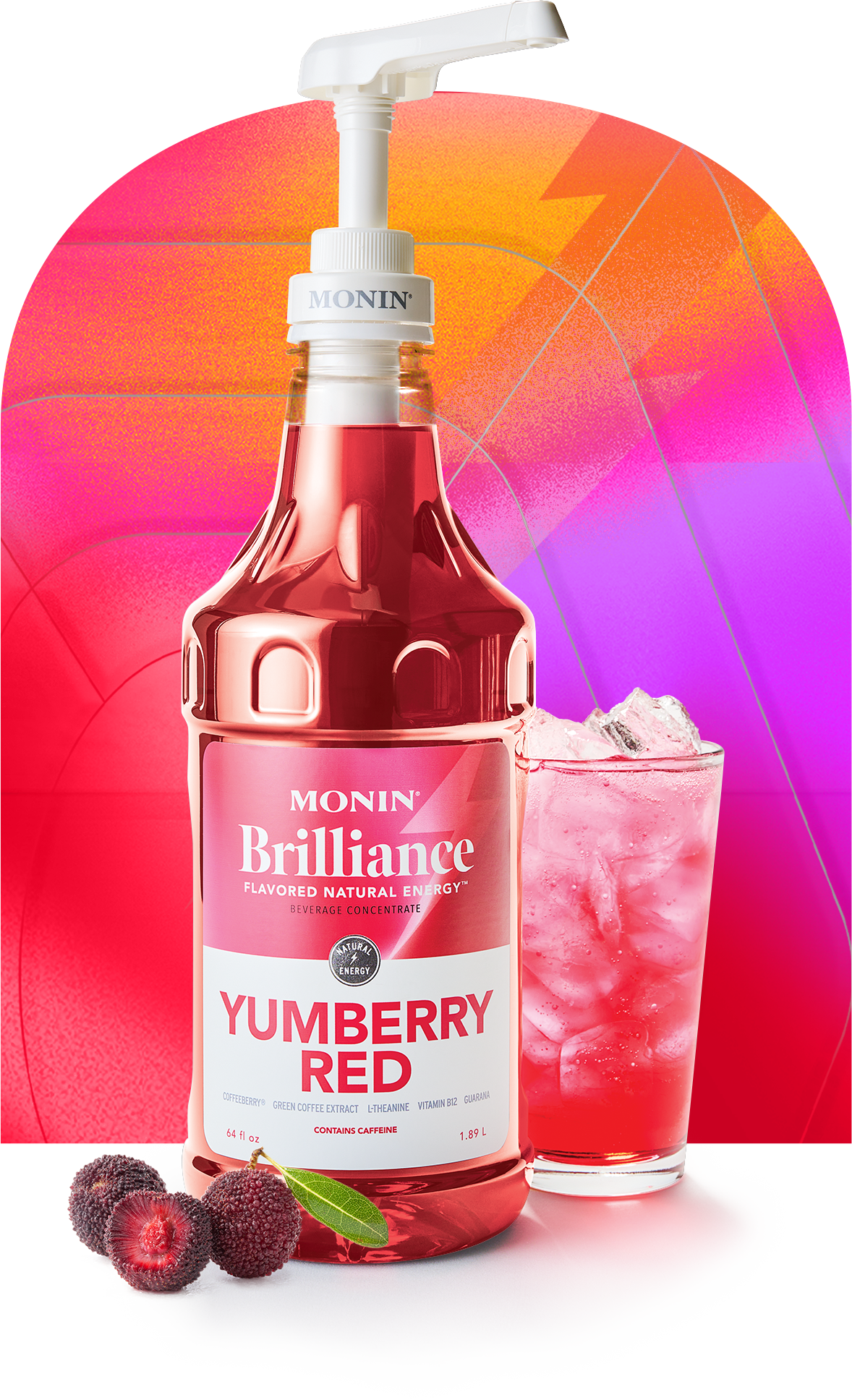 Yumberry Rojo Brilliance Natural Energy Monin