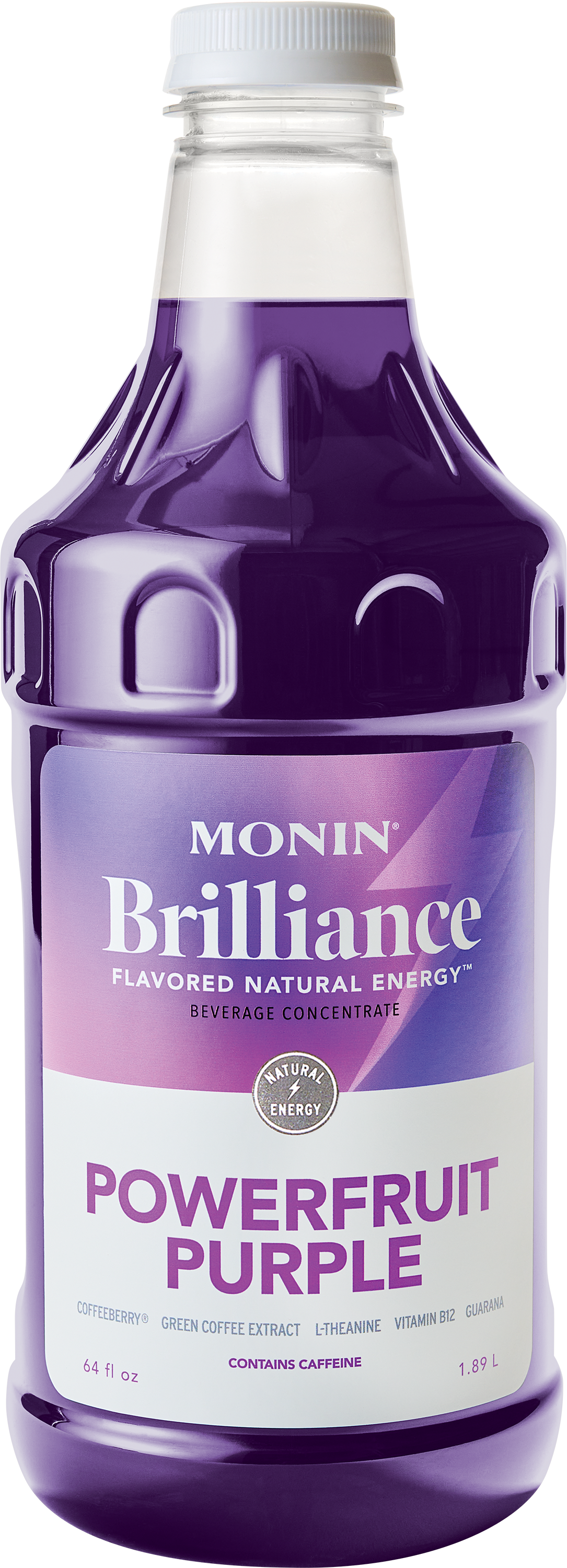 Powerfruit Morado Brilliance Energía Natural Monin