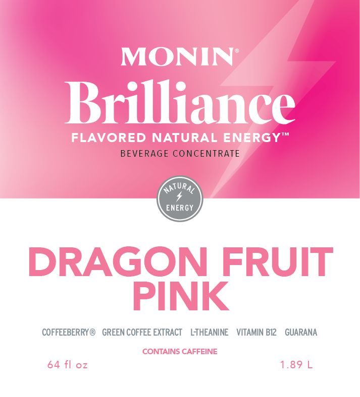 Dragon Fruit Rosa Brilliance Natural Energy Monin