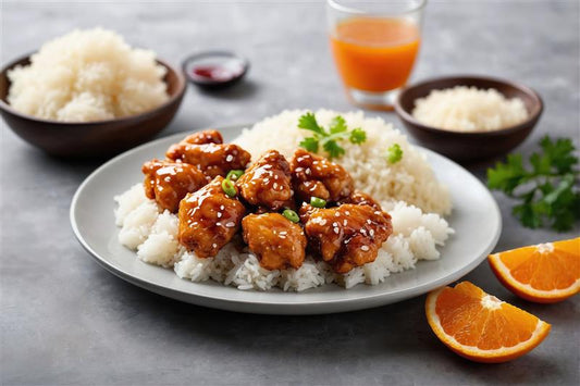 Salsa de Pollo con Naranja Sanguina