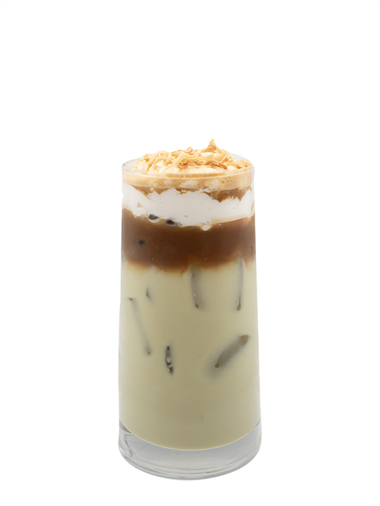 Toasted Coconut Dirty Matcha