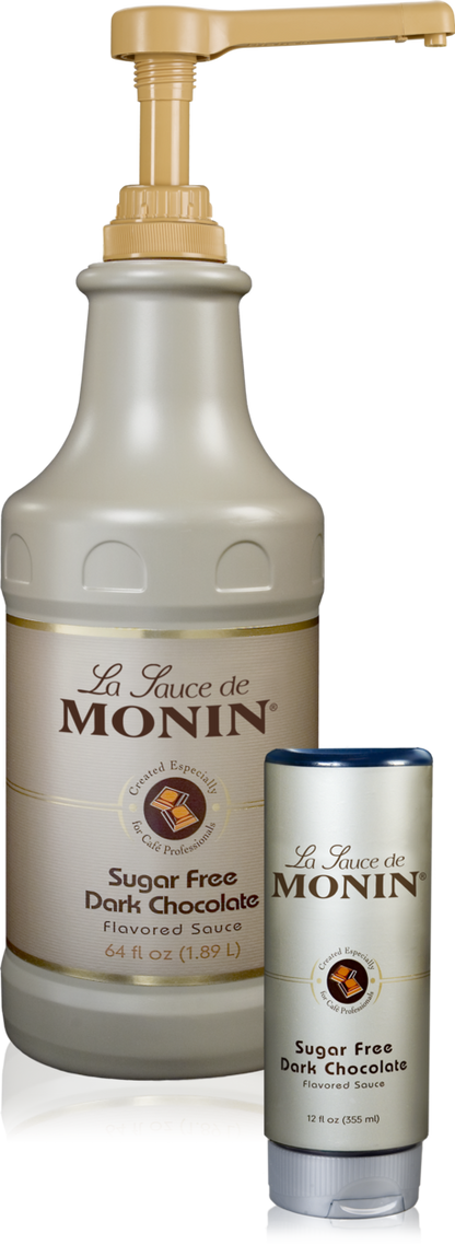 Salsa de chocolate negro sin azúcar