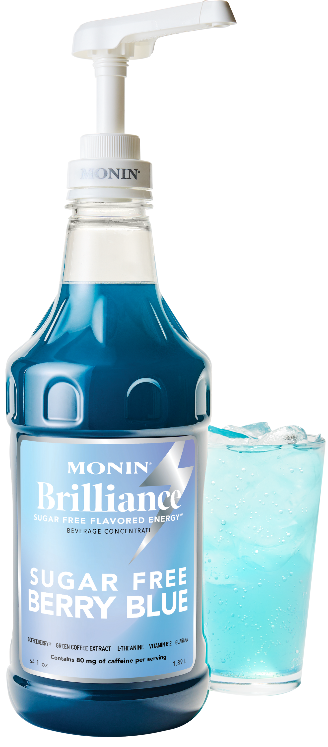 Berry Azul Brilliance Energy Sin Azúcar Monin