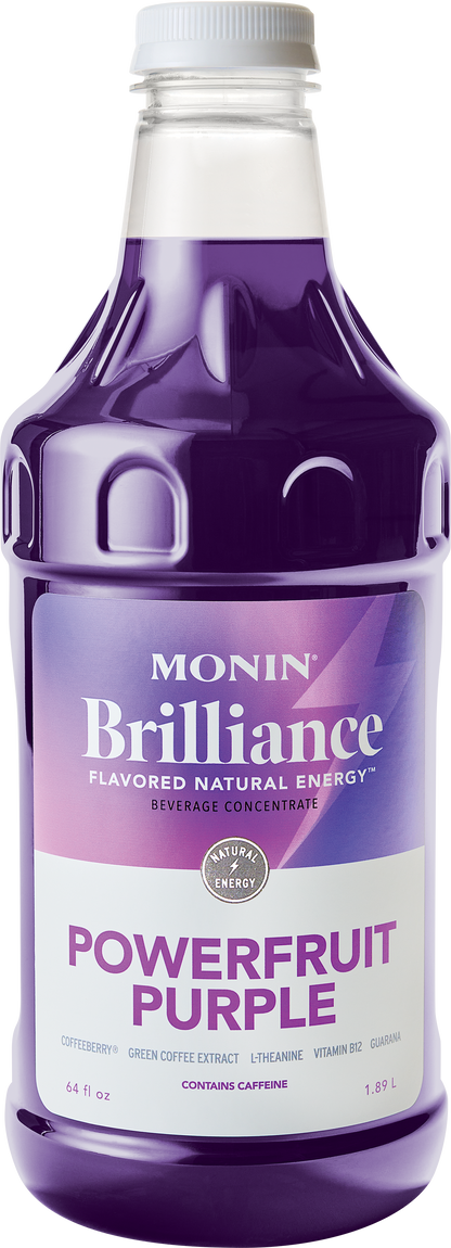 Powerfruit Morado Brilliance Energía Natural Monin