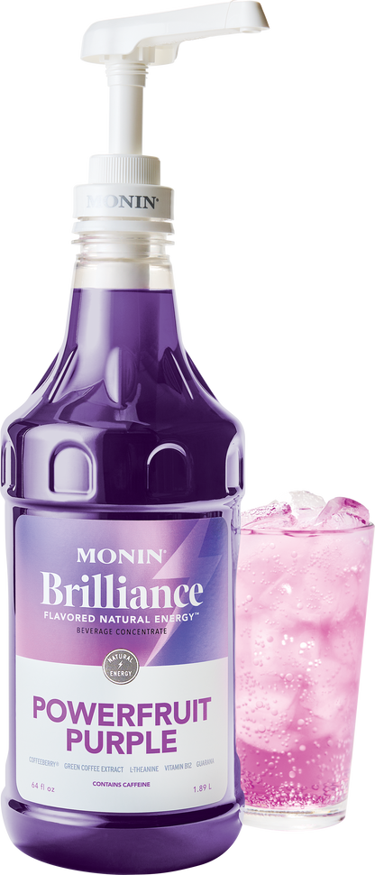 Powerfruit Morado Brilliance Energía Natural Monin