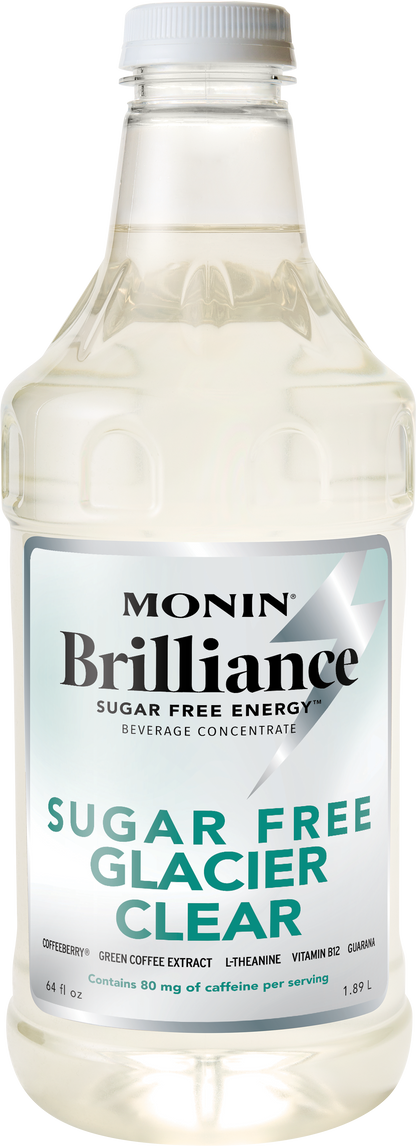 Glaciar Claro Brilliance Energy Sin Azúcar Monin