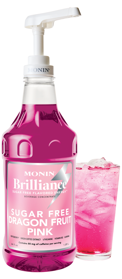 Dragon Fruit Rosa Brilliance Energy Sin Azúcar Monin