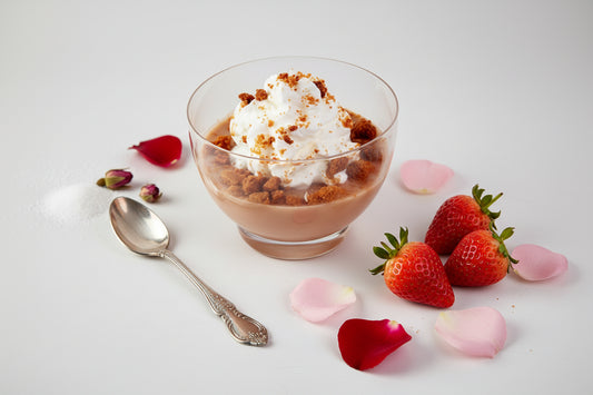 Panna Cotta de Fresa y Rosas