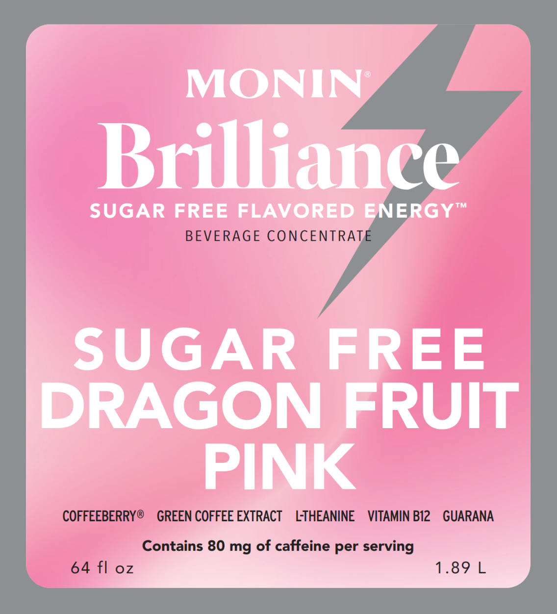 Dragon Fruit Rosa Brilliance Energy Sin Azúcar Monin
