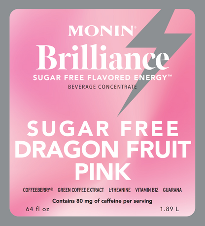 Dragon Fruit Rosa Brilliance Energy Sin Azúcar Monin