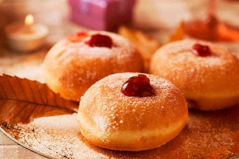 Sufganiot de Frutos Rojos