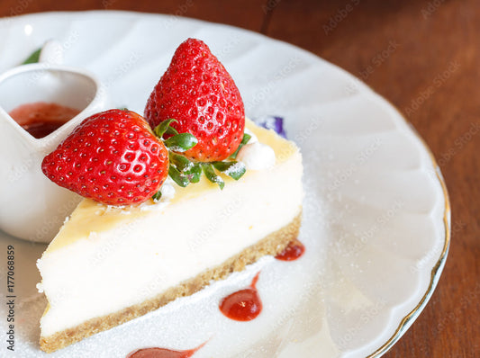 Cheesecake de Fresa y Ruibarbo