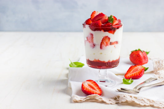 Trifle de Fresa y Ruibarbo