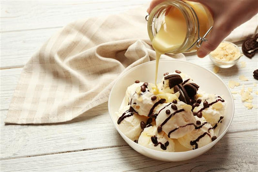 Salsa de Chocolate Blanco y Coco