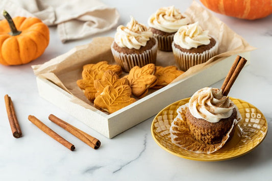 Cupcakes de Calabaza Especiada