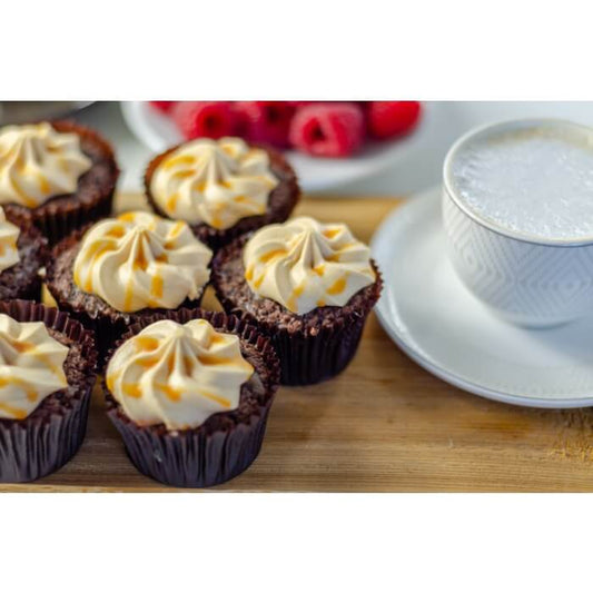 Glaseado de Malvavisco con Toffee de Mantequilla Morena