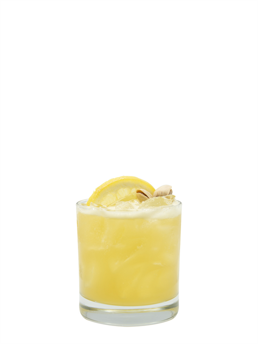 Pistachio Praline Bourbon Sour