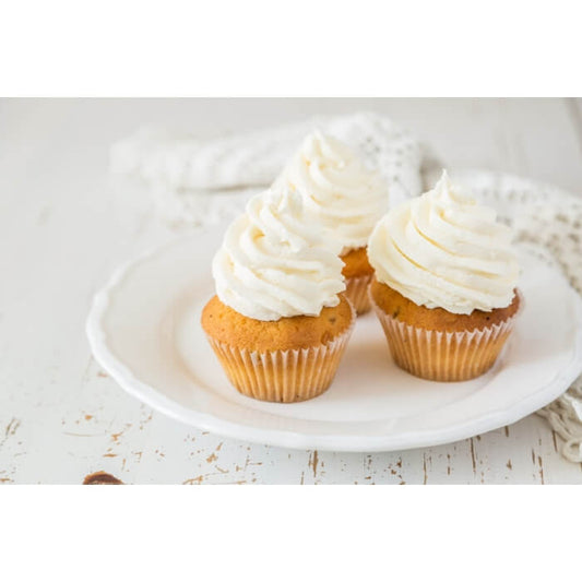 Frosting de Crema de Mantequilla y Cupcake