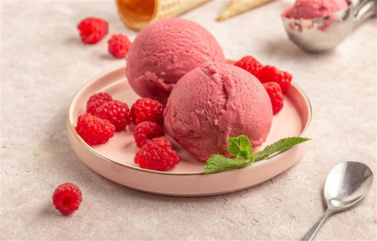 Helado Turco de Frambuesa y Champaña