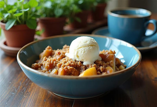 Crumble de Durazno