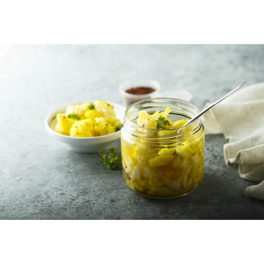 Encurtido de Coliflor y Cúrcuma Dorada